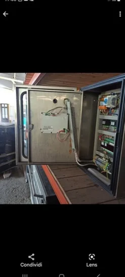78#8391 4 quadri elettrici in acciaio inox