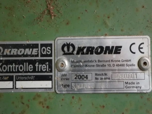 1#6072 Ranghinatore Krone e attrezzature agricole