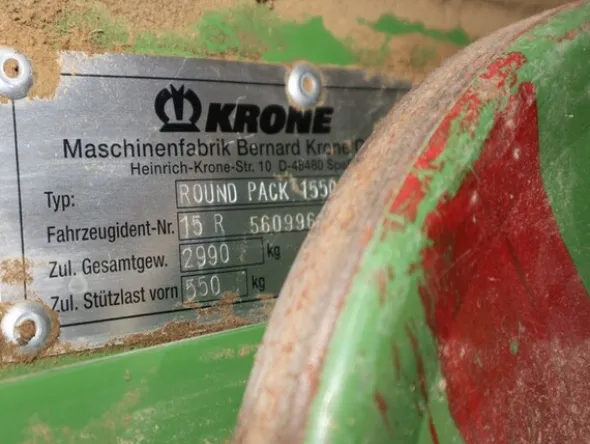 1#6072 Ranghinatore Krone e attrezzature agricole