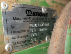 1#6072 Ranghinatore Krone e attrezzature agricole