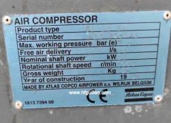 REF-2416 COMPRESSORE D'ARIA ATLAS COPCO GA22SP
