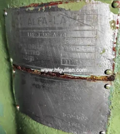 REF-409 SEPARATORE CENTRIFUGO ALFA LAVAL