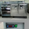 Retrobanco refrigerato con vano a vista a sinistra
