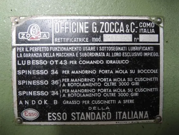 41#3232 Rettifica Officine Zocca Rpat650