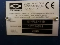5#6128 Rettifica piana automatica Comsu