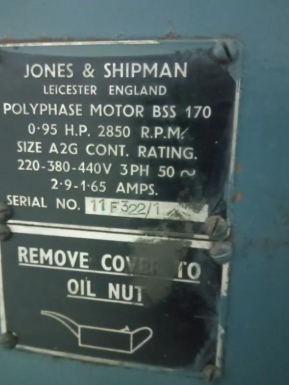 Rettifica tangenziale Jones Shipman 540