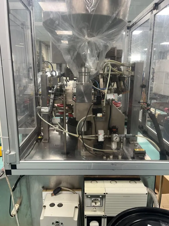 RIEMPITRICE - INTUBETTATRICE AUTOMATICA TUBI PLASTICA