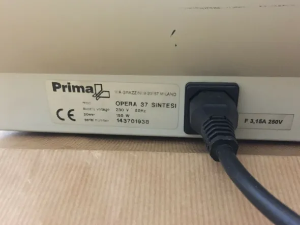 Rilegatrice Combinata a Dorso Plastico -Prima sintesi Opera 37
