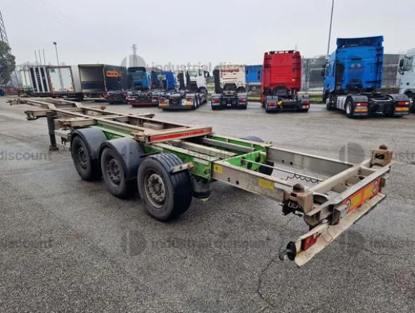 13#9064 Rimorchio porta container SCHMITZ allungabile SCF 24G