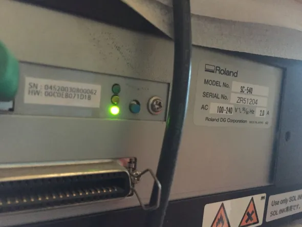 ROLAND SC540 ECOSOLVENT STAMPA E TAGLIO