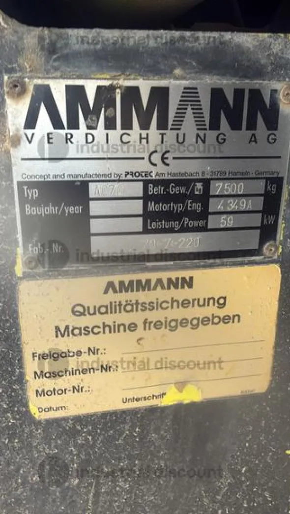 7#9932 Rullo Ammann AC 70