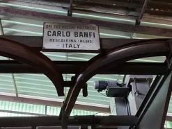 7#6341 Sabbiatrice Carlo Banfi e scaffaltura
