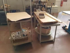 13#4410 Sabbiatrice professionale e carrelli