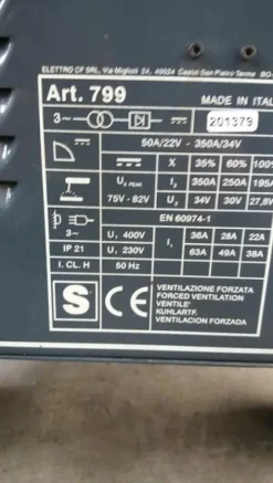 6#4345 Saldatrice ad elettrodi Elettro CF