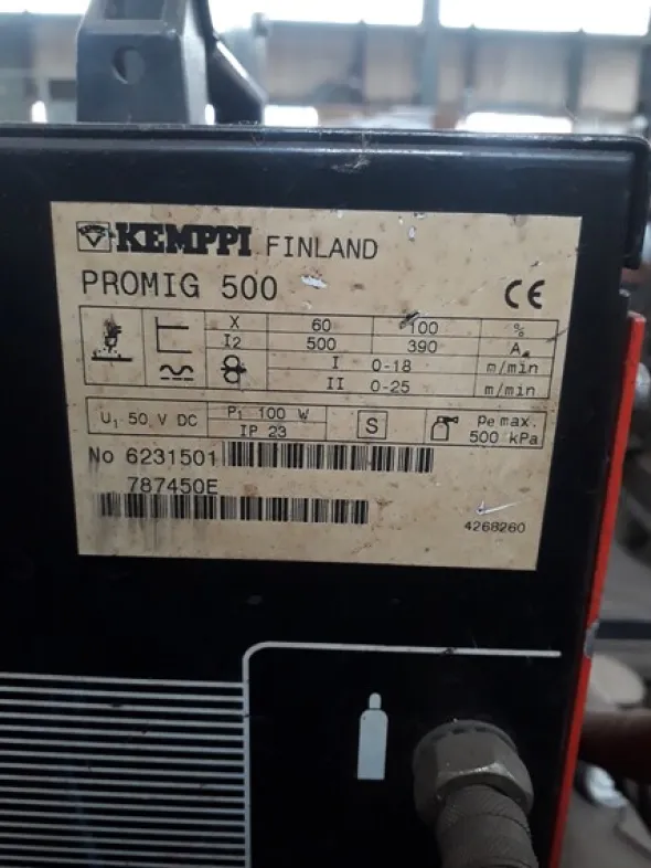 3#5788 Saldatrice a filo Kemppi Pro 5000