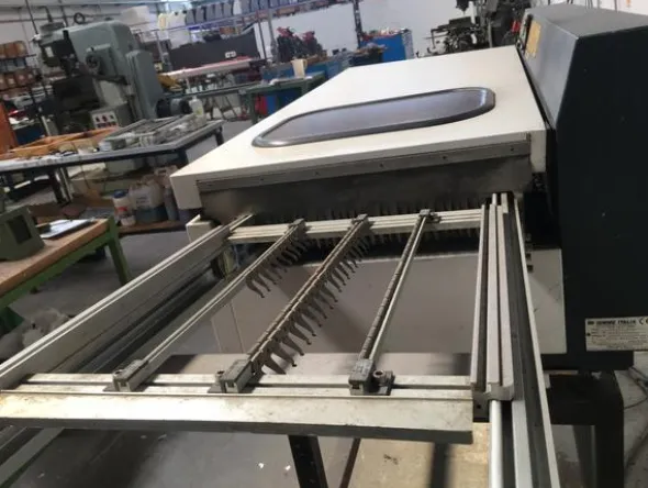 1#4282 Saldatrice a onda libera Iemme e carrello Aries 300 C trifase