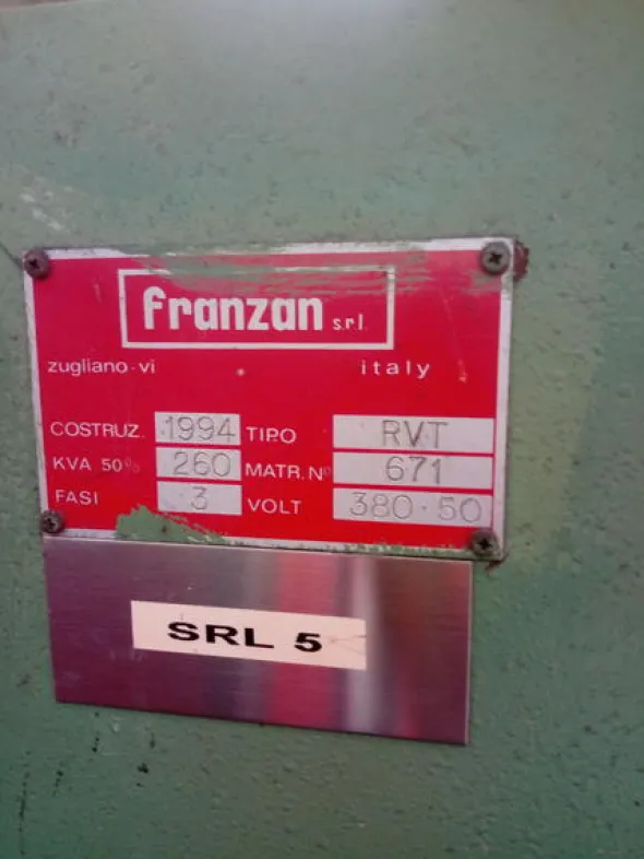 7#4145 Saldatrice a rulli Franzan RVT