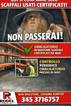 Scaffalatura certificata