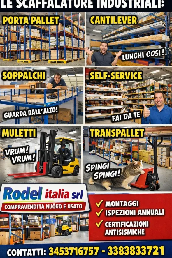 Scaffalatura da magazzino