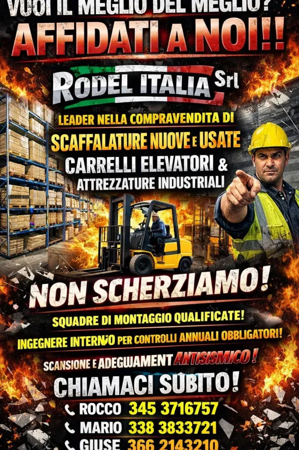 Scaffalatura da magazzino