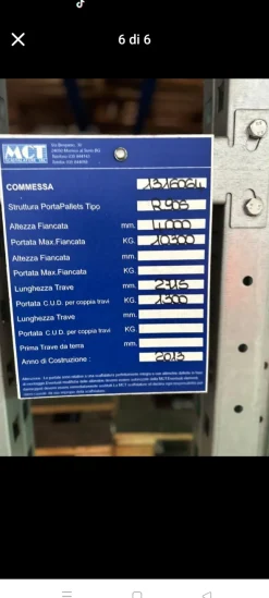Scaffalature cantilever