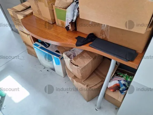 2#9215 Scaffalature macchine per stoccaggio tessuti e arredo d'ufficio