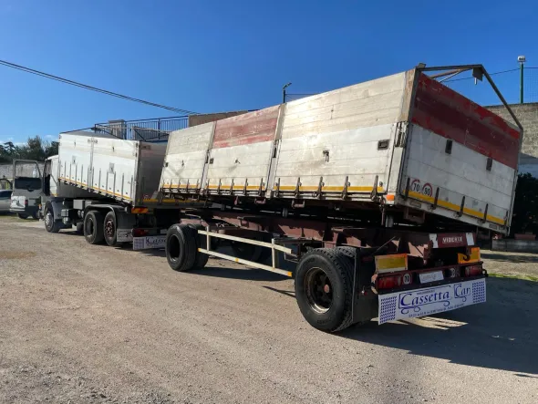 SCANIA R 142 RIBALTABILE TRILATERALE