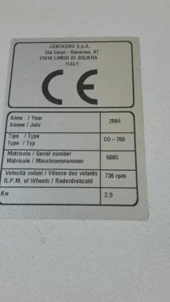 4#3683 Sega a nastro Centauro