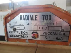 15#3116 Sega circolare da banco Radiale 700