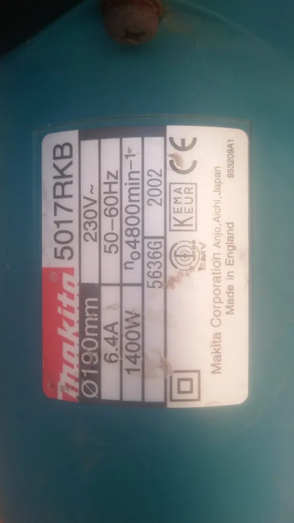 Sega circolare - Makita mod. 5017RKB