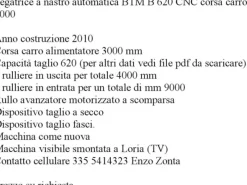 Segatrice a nastro automatica BTM B 620 CNC