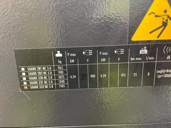 Segatrice MEP Shark 332-1 NC 5.0