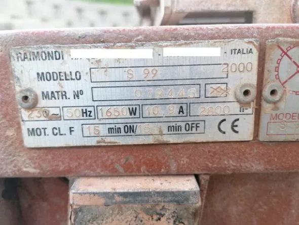 12#6963 Segatrice Raimondi