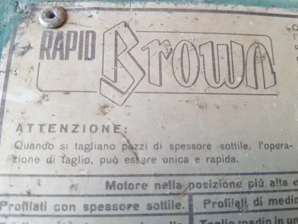 7#4772 Segatrice Rapid Brown