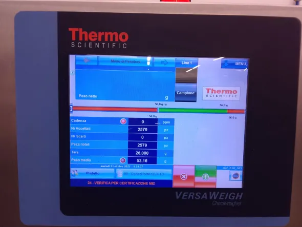 SELEZIONATRICE PONDERALE-THERMO RAMSEY (MF-PK-BIL-128)