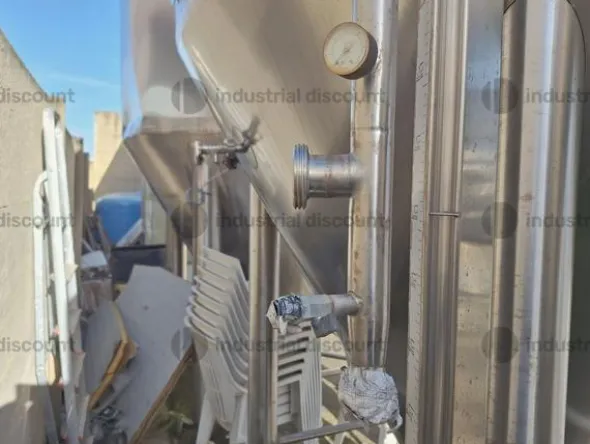 4#9860 Serbatoio in acciaio inox per alimenti