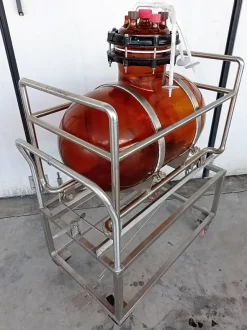 SERBATOIO IN VETRO CARRELLATO 100LT COD. MF-PR-SER-217