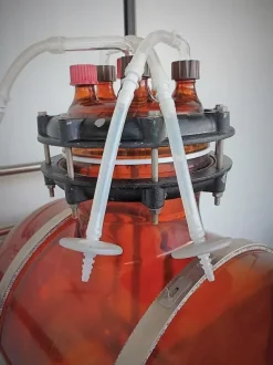 SERBATOIO IN VETRO CARRELLATO 100LT COD. MF-PR-SER-217