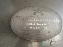 Silos acciaio inox della capienza di 90hl (9000 Litri)