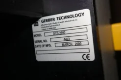 1#3477 Sistema di taglio automatico a foglio singolo Gerber