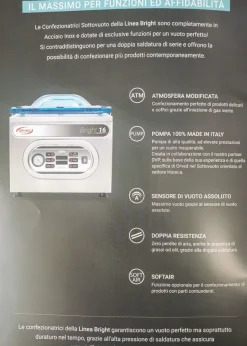 Sottovuoto a campana Orved inox PARI AL NUOVO