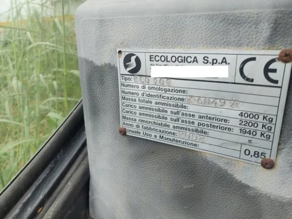 10#6951 Spazzatrice idropulitrice Eurocab