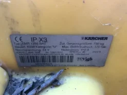 5#5397 Spazzatrice Karcher KMR 1250