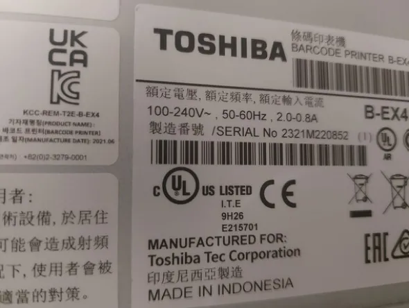 19#8506 Stampante Toshiba