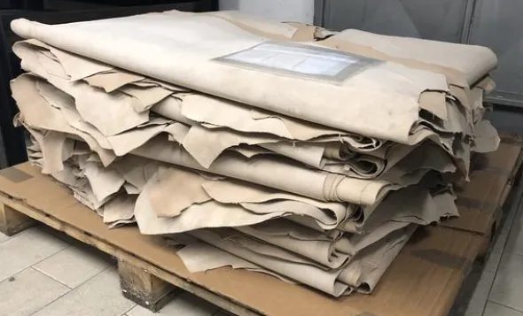 20#2342 Stock pelli uso camoscio beige