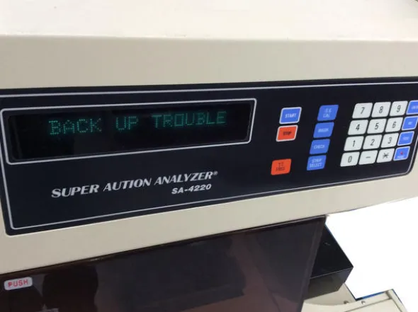 22#3525 Super Aution Analyzer SA-4220