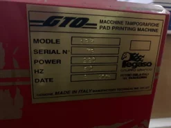 Tampografica GTO