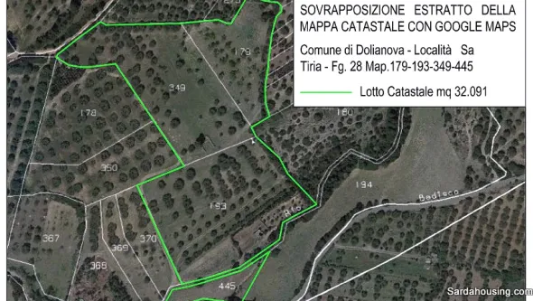 Terreno con olivi e pozzo a Dolianova, Sardegna