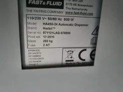 TINTOMETRO FAST&FLUID AUTOMATICO + AGITATORE MIXER