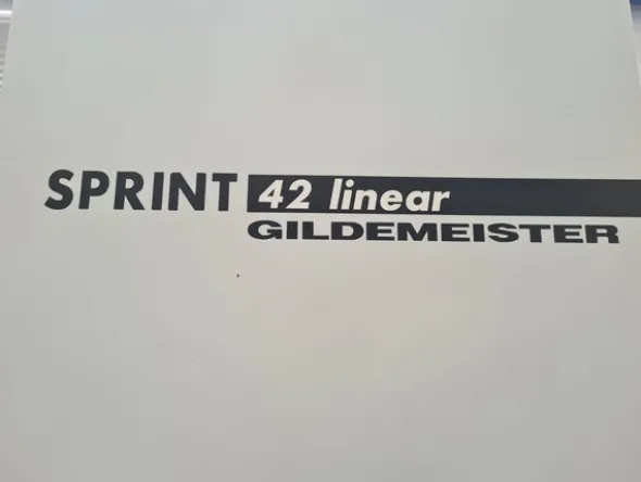 10#8046 Tornio Gildemaister SPRINT 42 linear